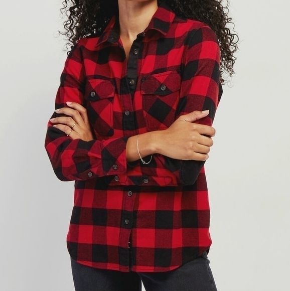 Roots Park Plaid Button Down Shirt - Picture 1 of 10